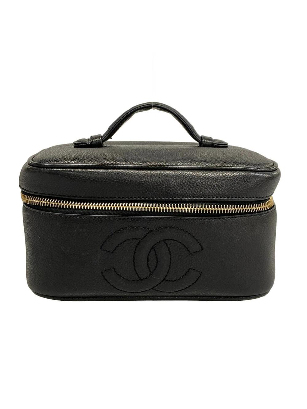 Chanel Black Calfskin Vanity Bag #343582C85B
